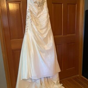 David’s Bridal wedding dress.